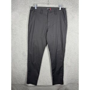 Thousand Miles Mens Golf All Day Chino Performance Pants Gray Stretch Size M